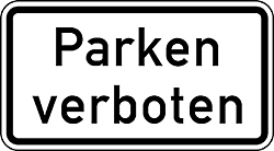 Parken verboten